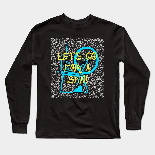 Let's Go for a Spin Long Sleeve T-Shirt by TimespunThreads